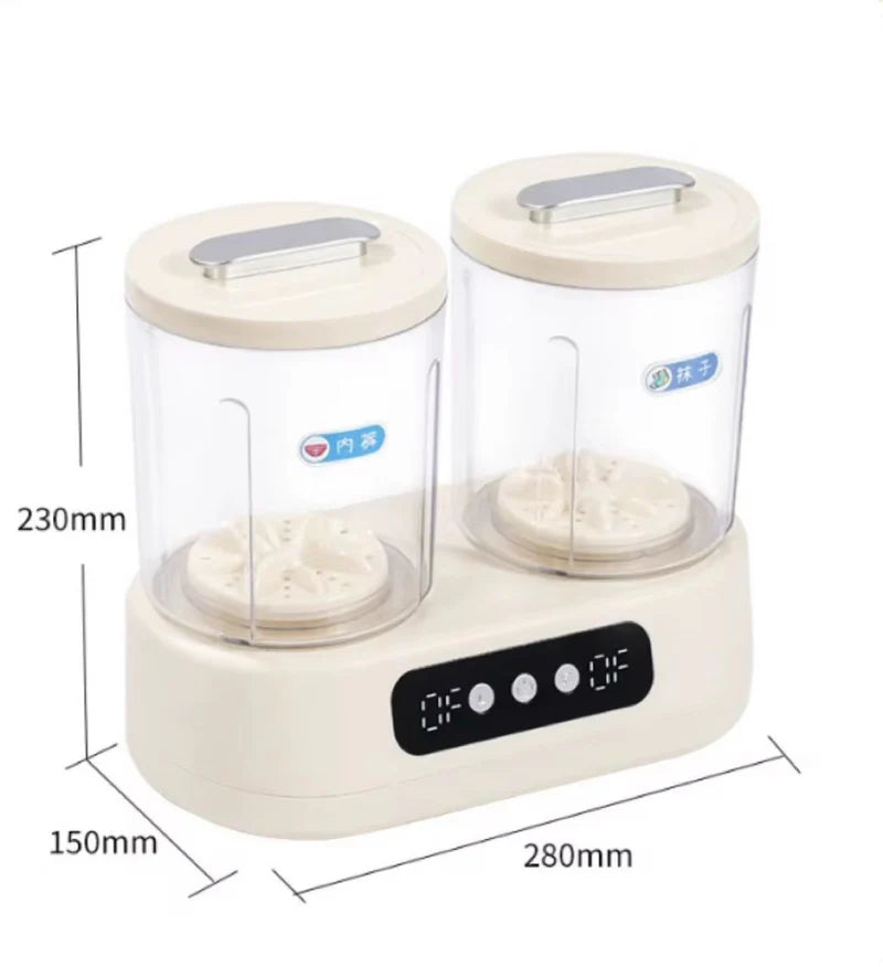 Double-Bucket Mini Washing Machine Ⓢ